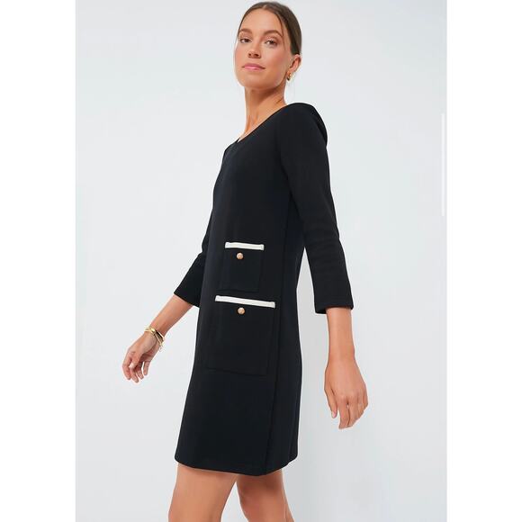 TUCKERNUCK Black Francoise Mod Mini Dress NWT Size XS - Picture 3 of 15